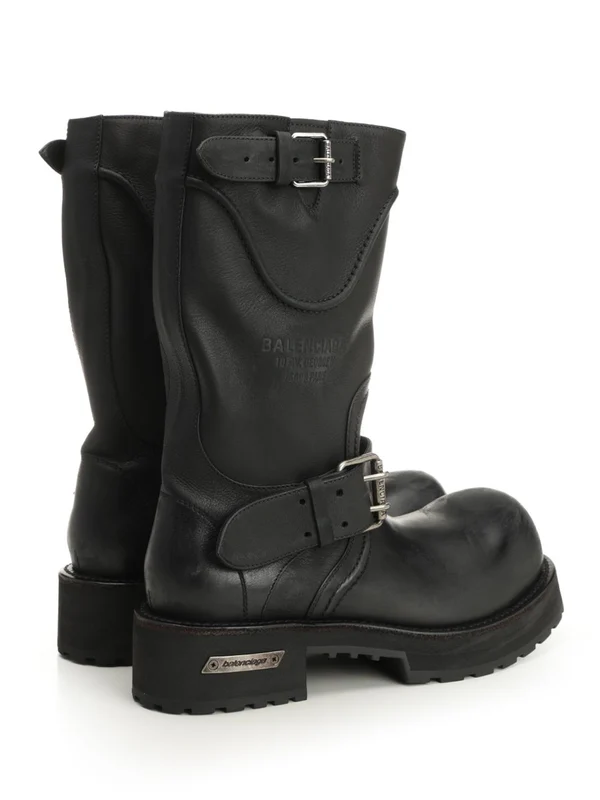 Balenciaga Black Ankle Boots - Image 3