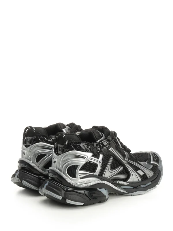 Balenciaga Black Low Top Sneakers - Image 3