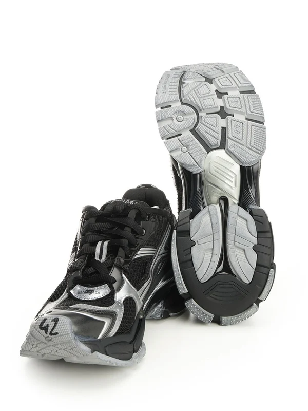 Balenciaga Black Low Top Sneakers - Image 5