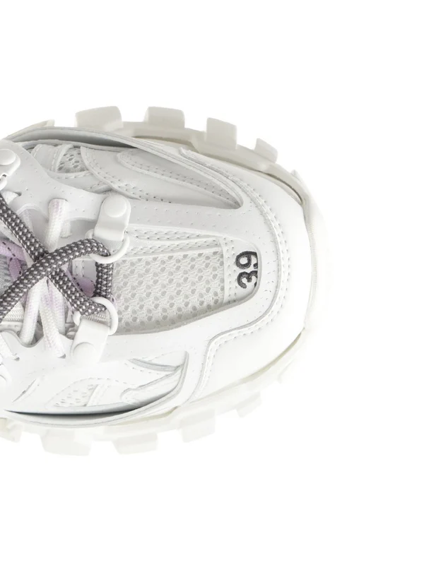 Balenciaga White Low Top Sneakers - Image 4