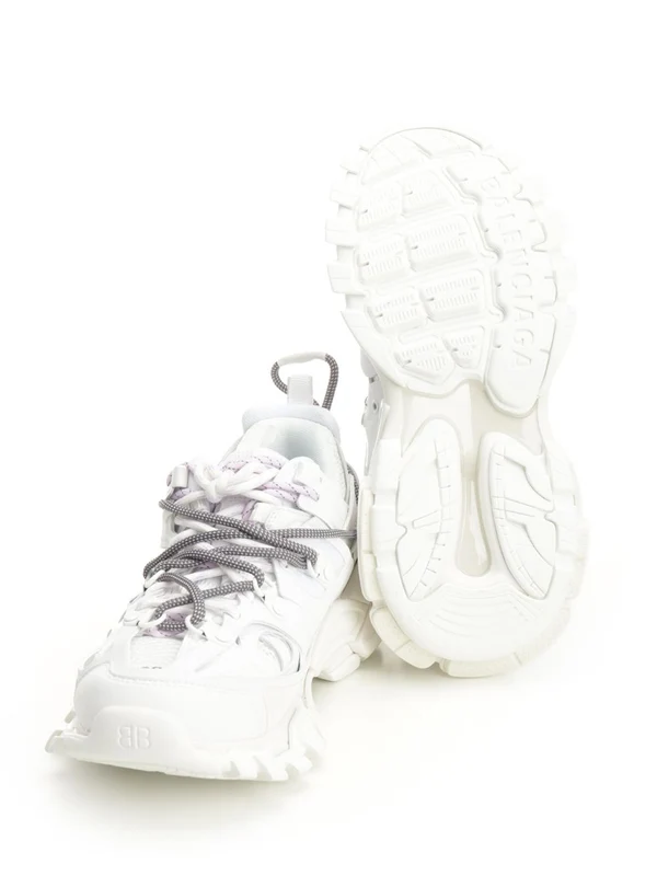 Balenciaga White Low Top Sneakers - Image 5