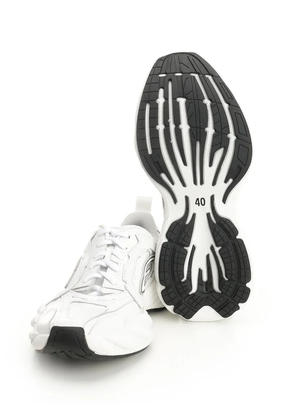 Balenciaga White Low Top Sneakers - Image 5