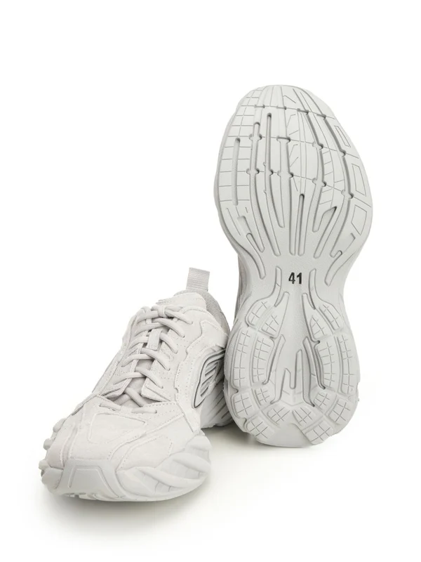 Balenciaga Grey Low Top Sneakers - Image 5