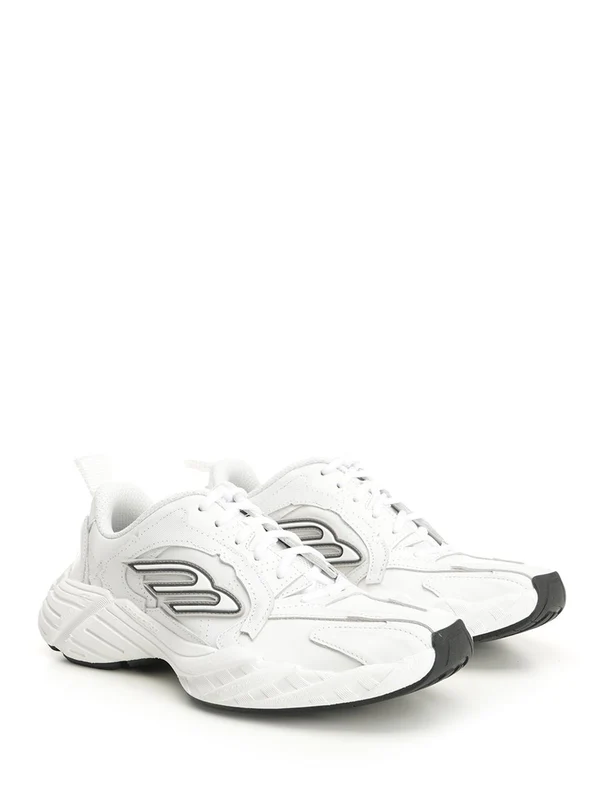 Balenciaga White Low Top Sneakers - Image 2
