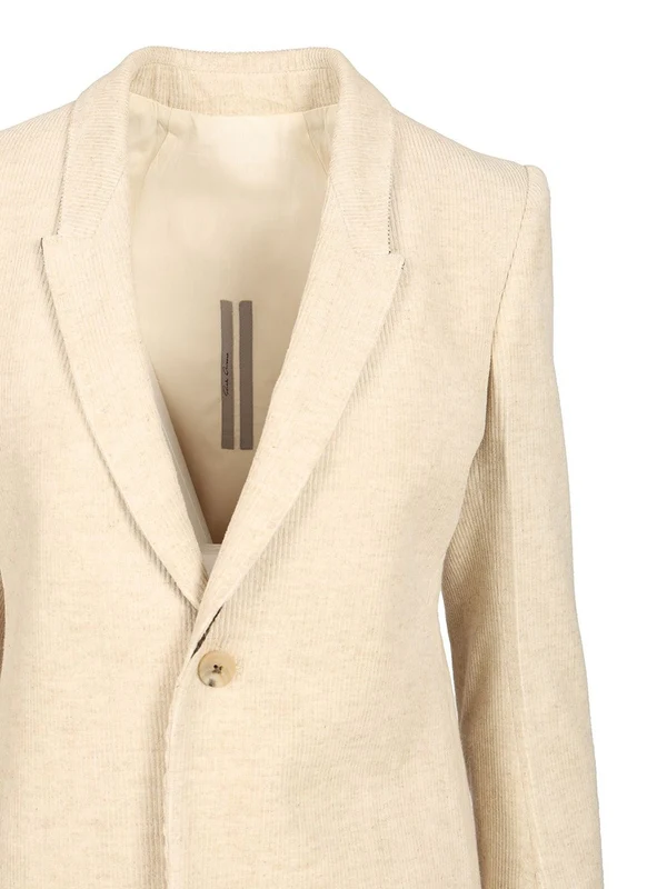 Rick Owens White Tailored Jackets - Image 4