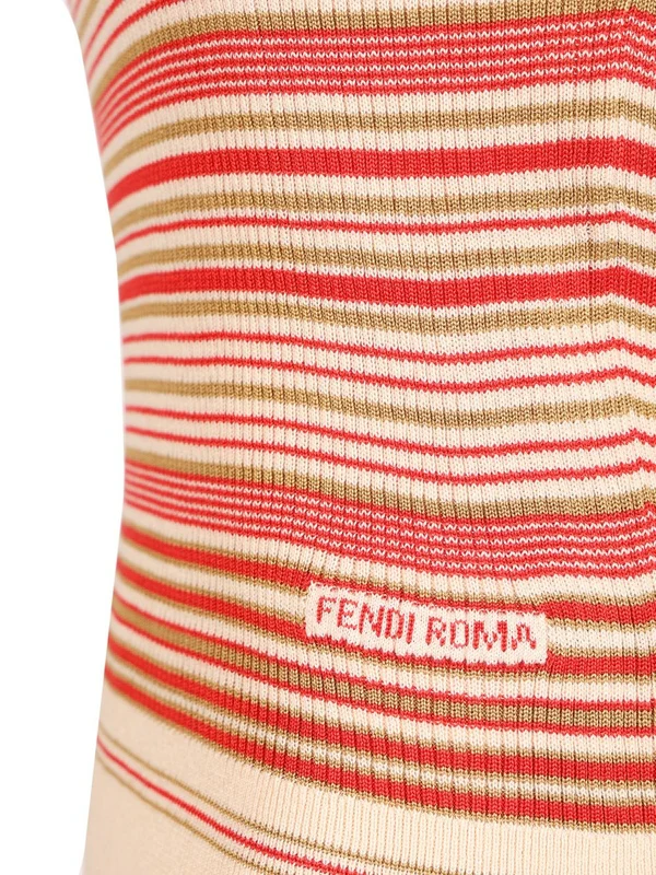Fendi Red Sleeveless - Image 4