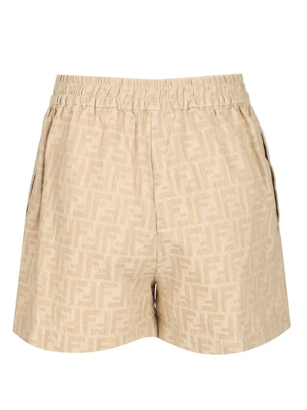 Fendi Beige Shorts - Image 2