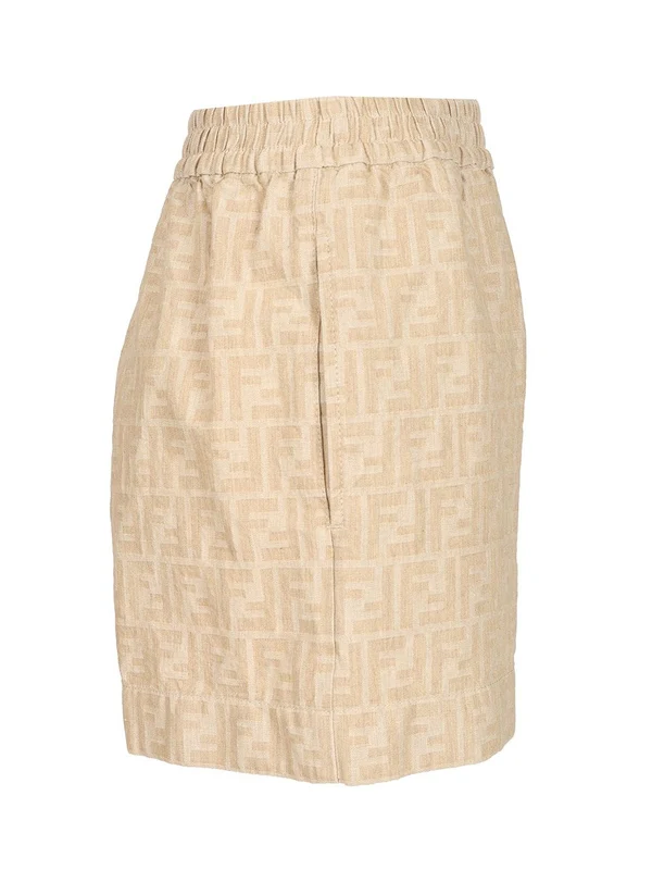 Fendi Beige Shorts - Image 3