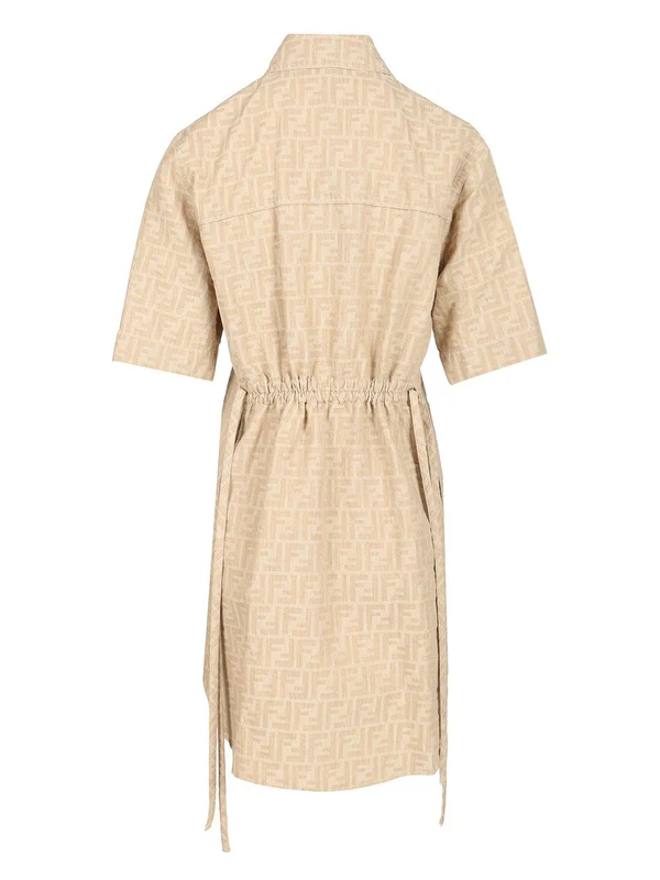 Fendi Beige Mini Dress - Image 2