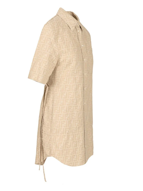 Fendi Beige Mini Dress - Image 3