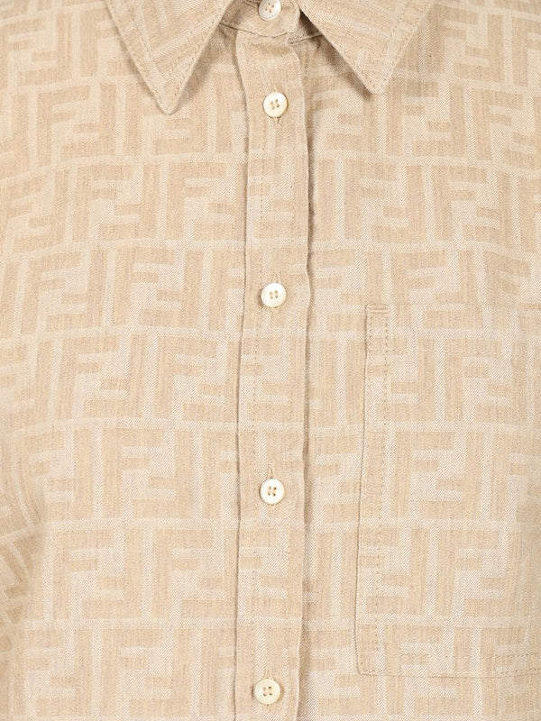 Fendi Beige Mini Dress - Image 4