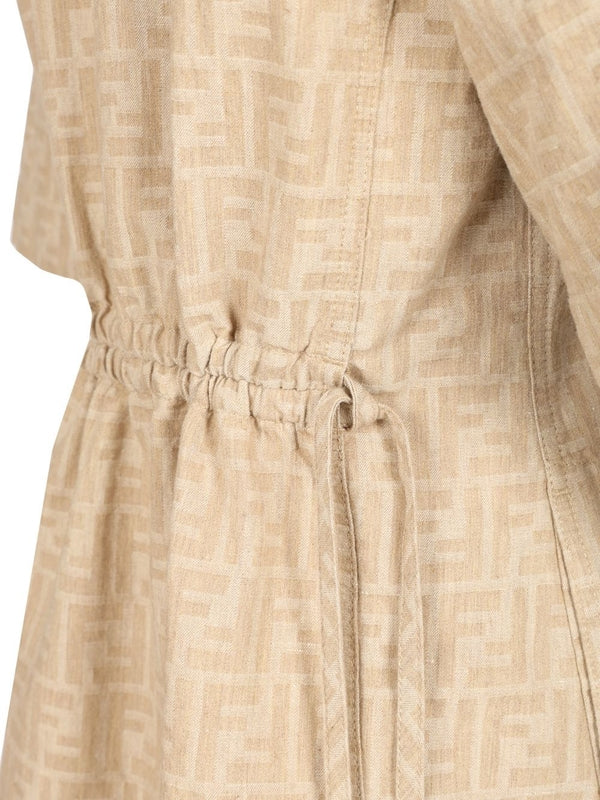 Fendi Beige Mini Dress - Image 5