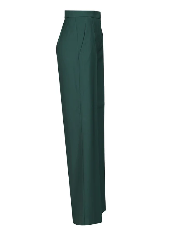 Max Mara Green Tailored Pants - Image 3