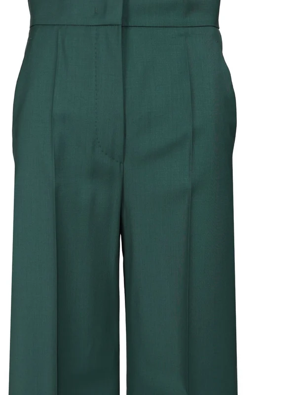 Max Mara Green Tailored Pants - Image 4