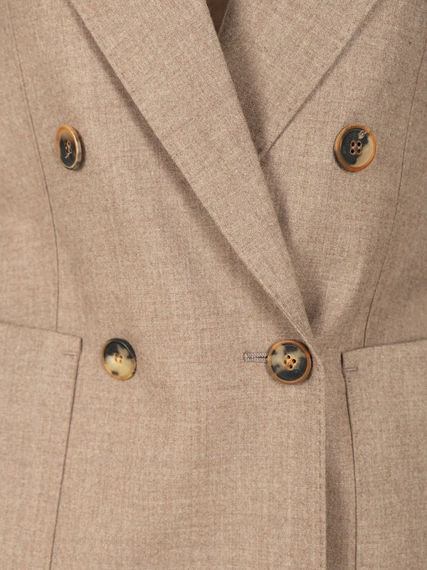 Max Mara Beige Tailored Jackets - Image 5