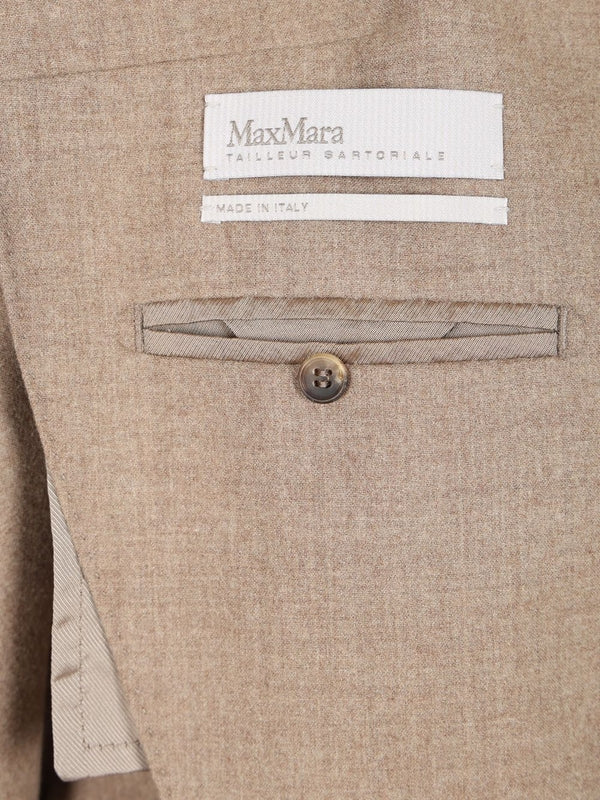 Max Mara Beige Tailored Jackets - Image 6