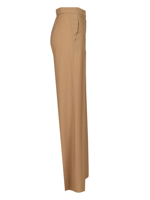 Max Mara Beige Tailored Pants - Image 3