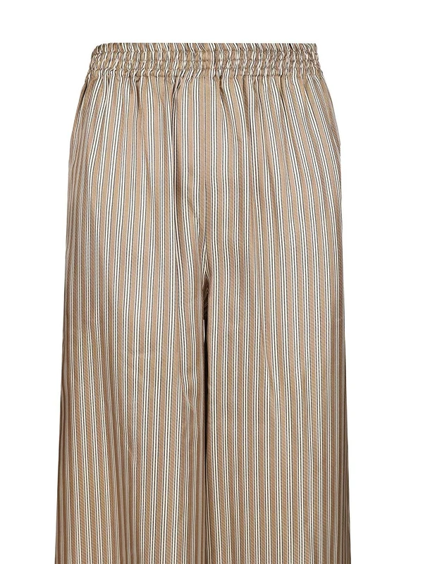 Max Mara Brown Striped Trousers - Image 4