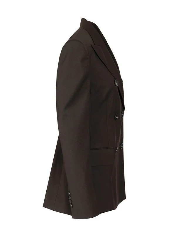 Sportmax Brown Tailored Jackets - Image 3