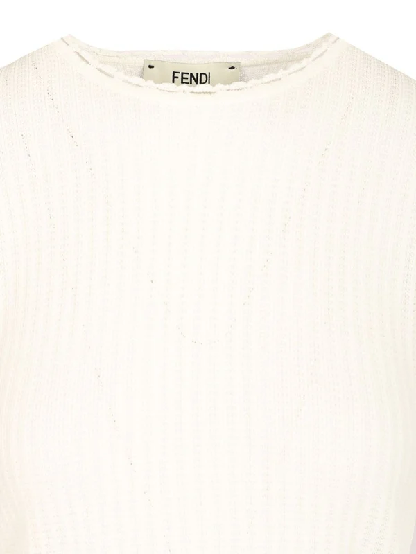 Fendi White Half Sleeve - Image 3