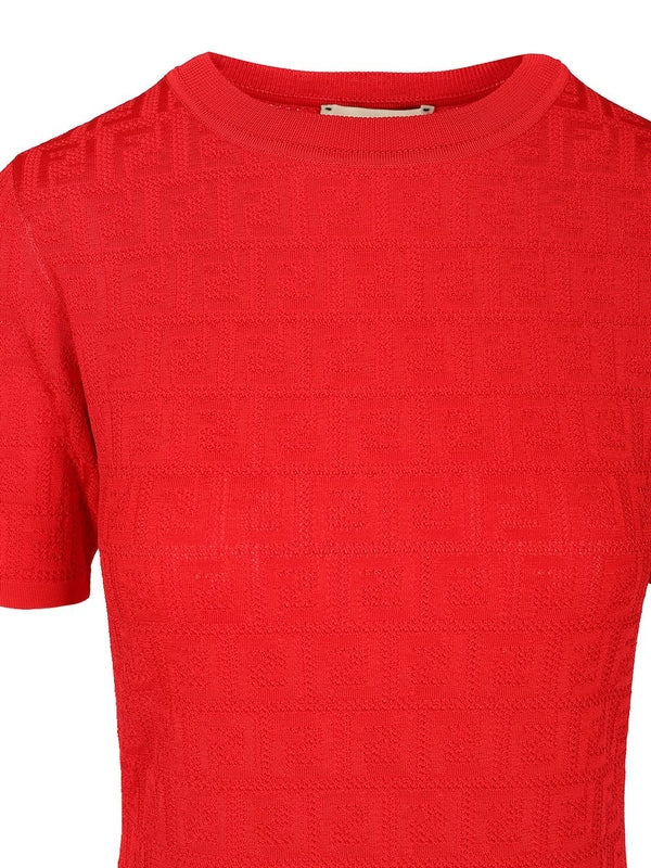 Fendi Red Midi Dress - Image 4