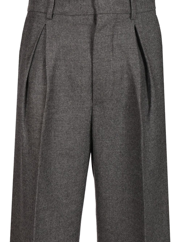 Mm6 Maison Margiela Grey Tailored Pants - Image 4