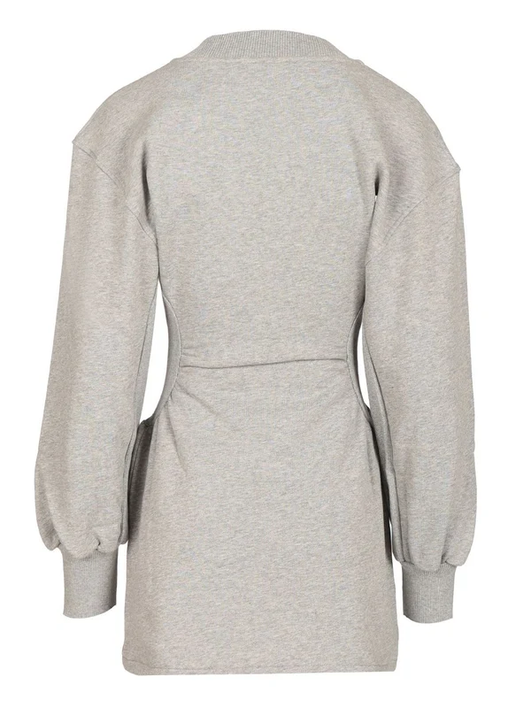 The Attico Grey Mini Dress - Image 2