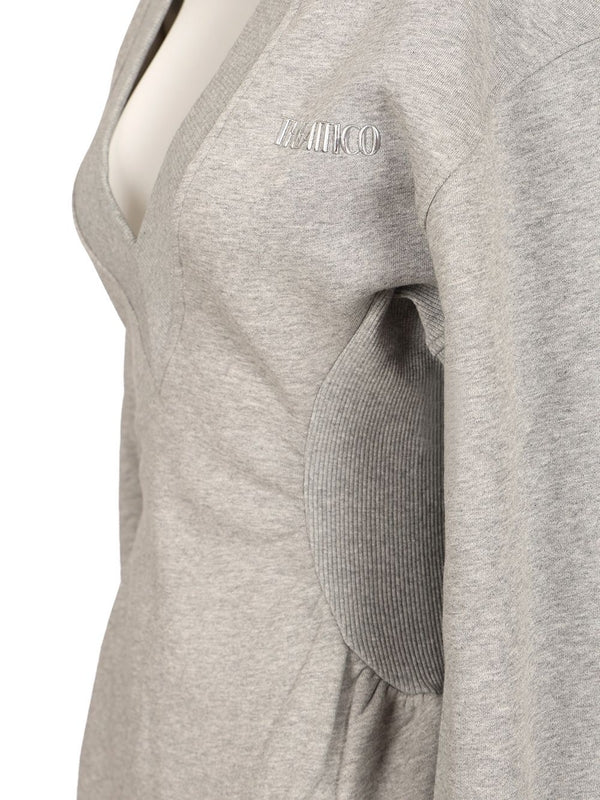 The Attico Grey Mini Dress - Image 4