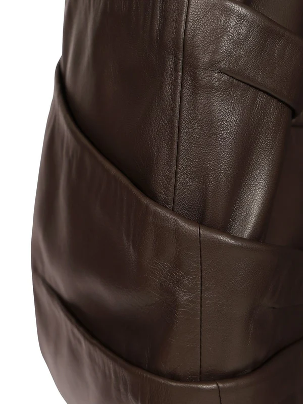 The Attico Brown Mini Dress - Image 3