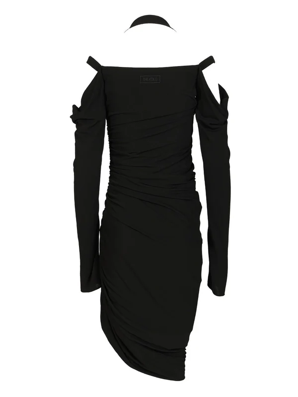 The Attico Black Midi Dress - Image 2