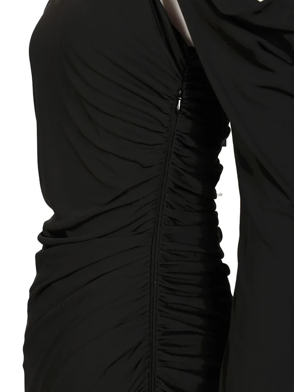 The Attico Black Midi Dress - Image 5