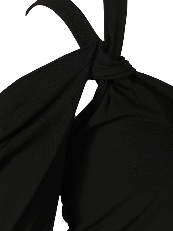 The Attico Black Midi Dress - Image 7