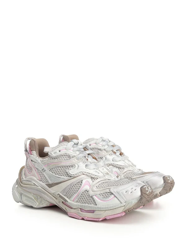 Balenciaga White Low Top Sneakers - Image 2