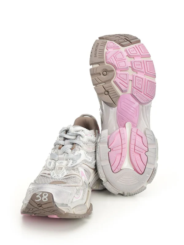 Balenciaga White Low Top Sneakers - Image 5