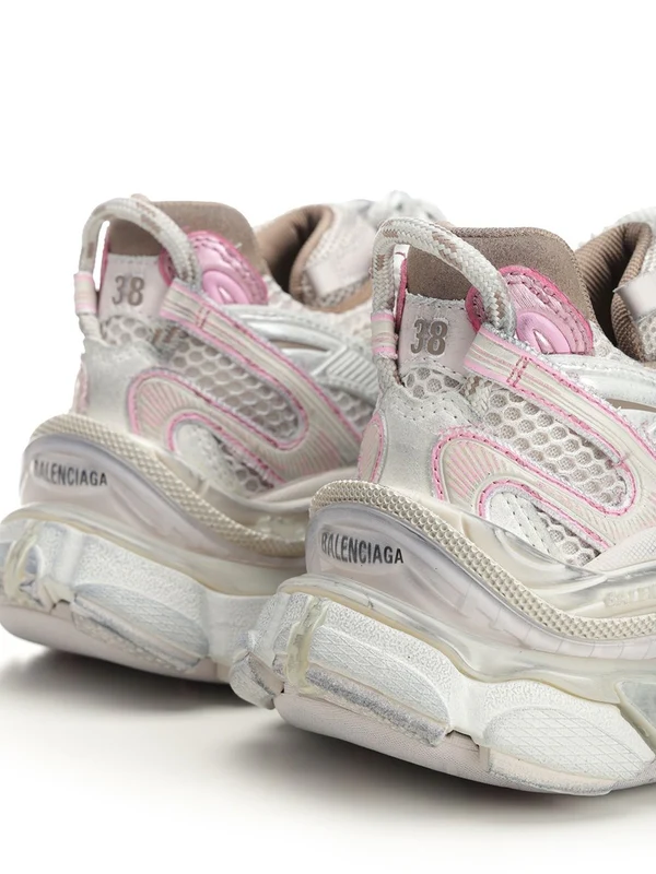 Balenciaga White Low Top Sneakers - Image 6