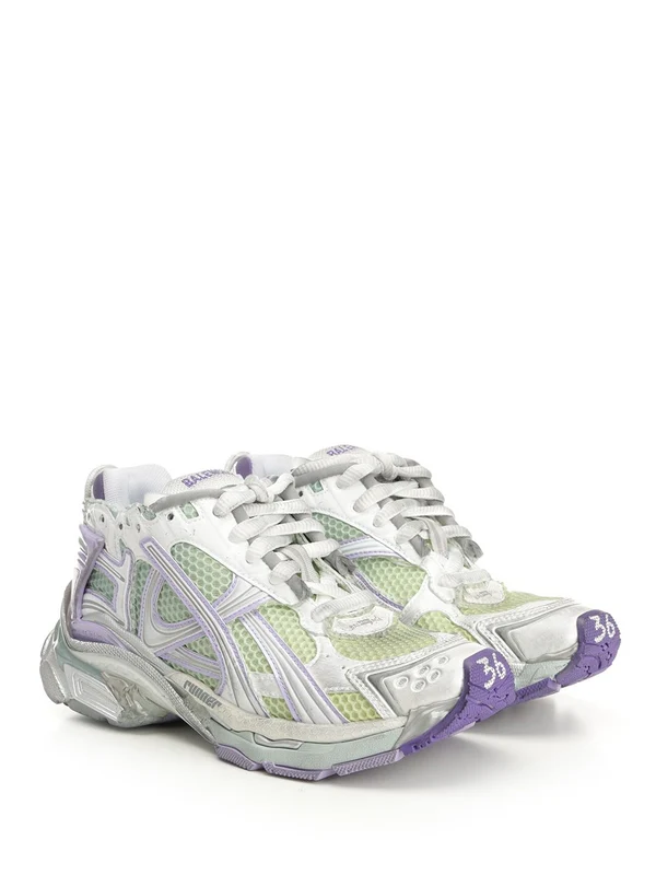 Balenciaga White Low Top Sneakers - Image 2