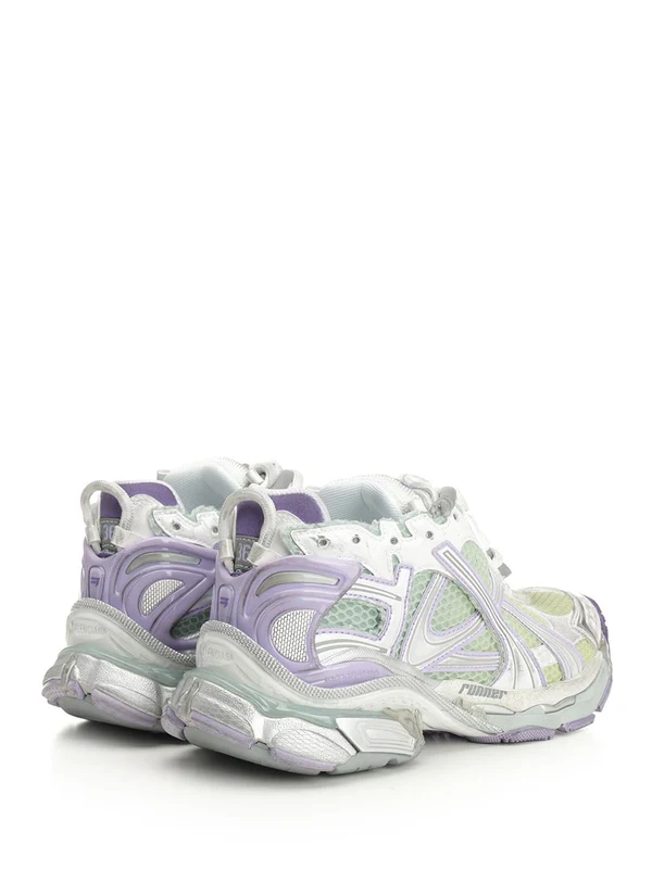 Balenciaga White Low Top Sneakers - Image 3