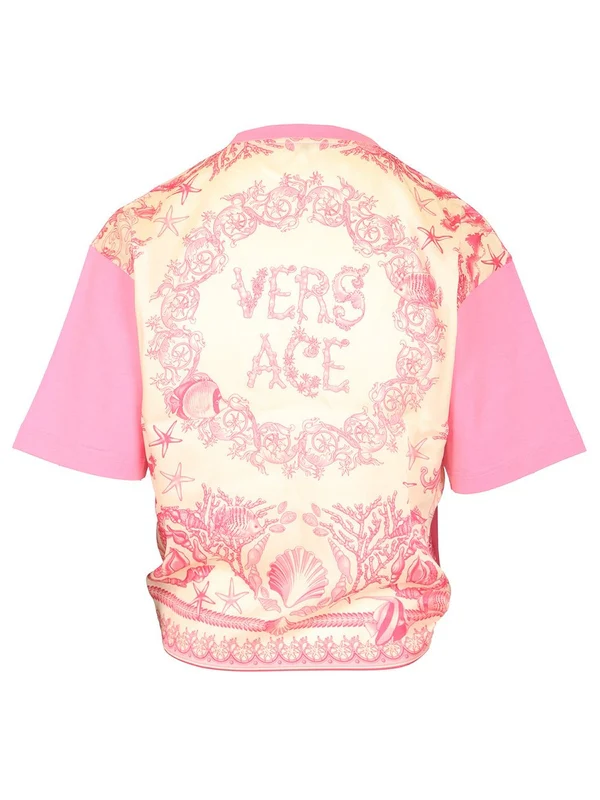 Versace Pink Half Sleeve - Image 2