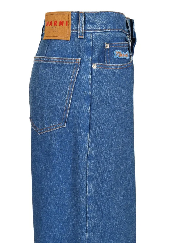 Marni Blue Denim Pants - Image 5