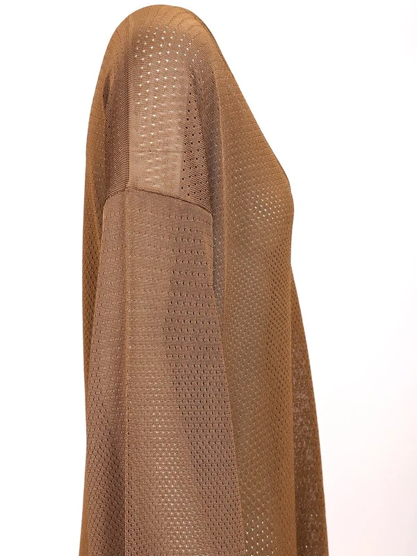 The Attico Brown Mini Dress - Image 4
