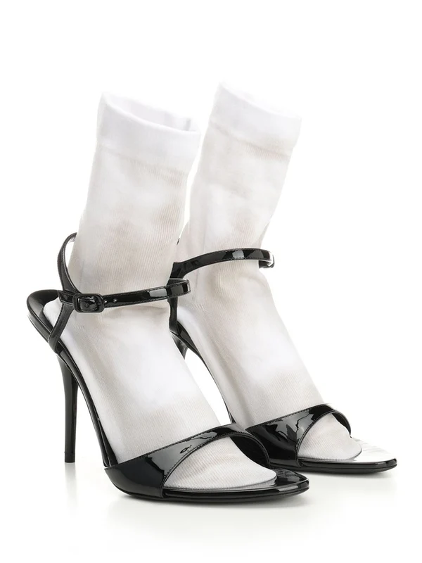 Balenciaga Black Sandal Heels - Image 2