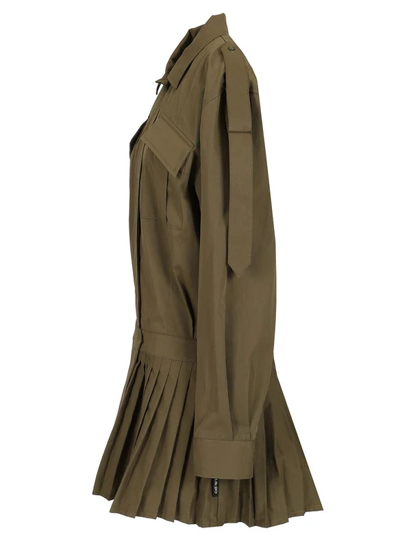 Off-White Green Mini Dress - Image 3