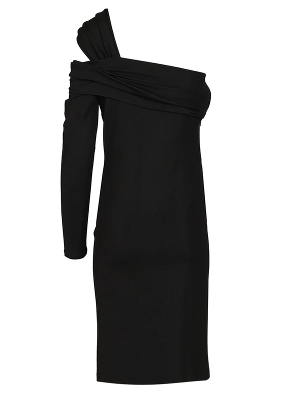 Versace Black Midi Dress - Image 2