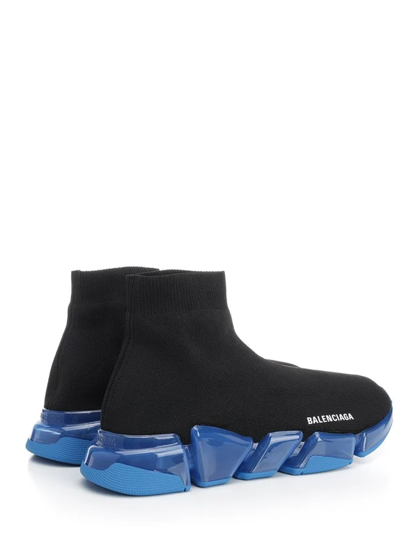 Balenciaga Black Low Top Sneakers - Image 3