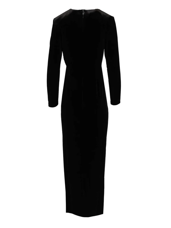 Self-Portrait Black Midi Dress - Image 2