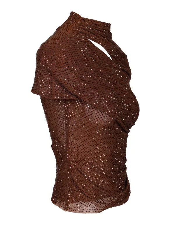Self-Portrait Brown Other Tops - Image 3