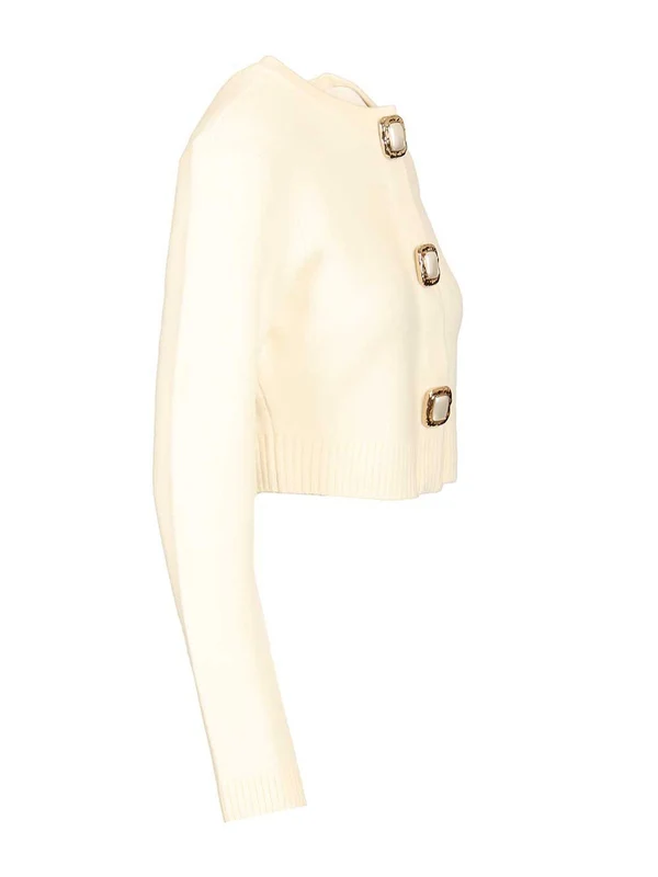 Self-Portrait Beige Cardigans - Image 3