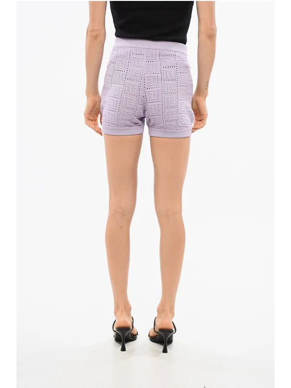Balmain Purple Shorts - Image 2