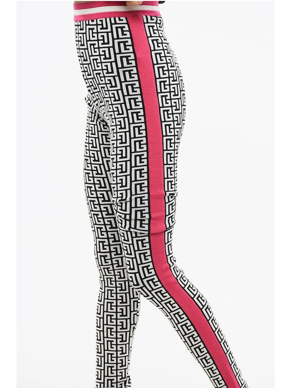 Balmain Black White Leggings - Image 3