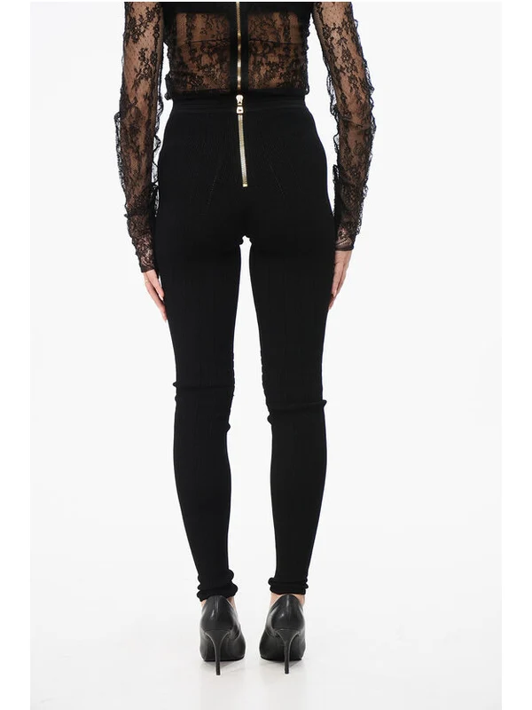 Balmain Black Leggings - Image 2